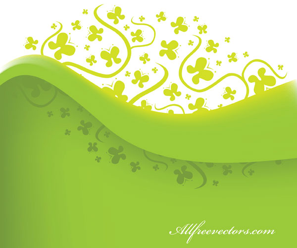 Abstract Background With Butterflies Abstract Background With Butterflies