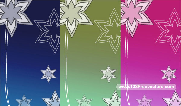 Floral Card Vector Floral Card Vector