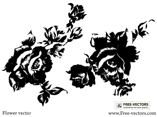 vector clipart flowers free - photo #21