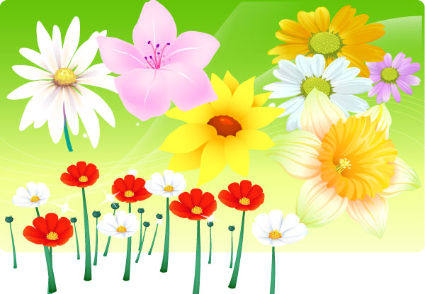 Free Vector Flowers Free Vector Flowers