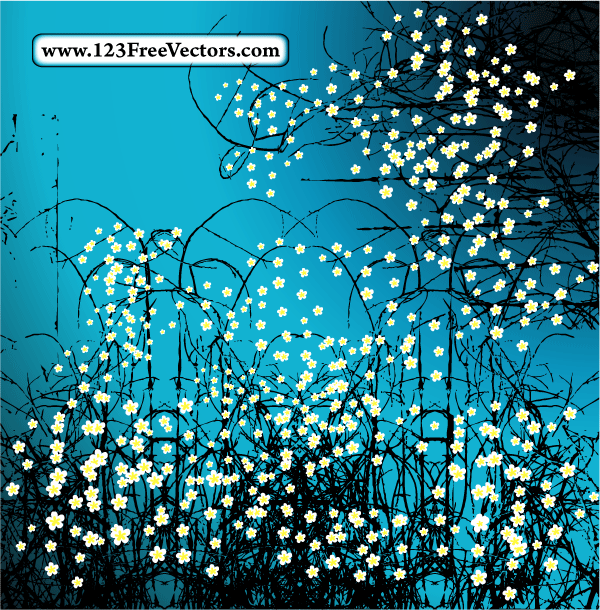 Flower Abstract Background Vector Flower Abstract Background Vector