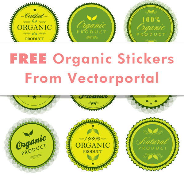Vector Organic Stickers Vector Organic Stickers