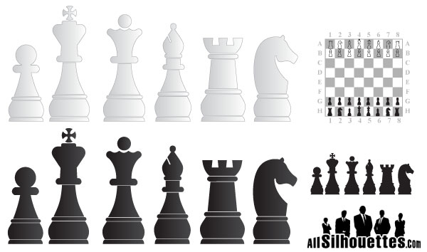 Chess Objects Vector Chess Objects Vector