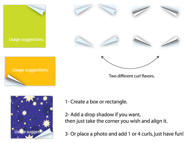Page Curls For Illustrator Page Curls For Illustrator
