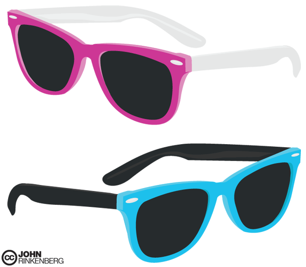 Free Ray Ban Glasses Vector Graphics