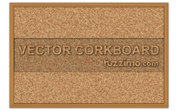Vector Cork Board Vector Cork Board