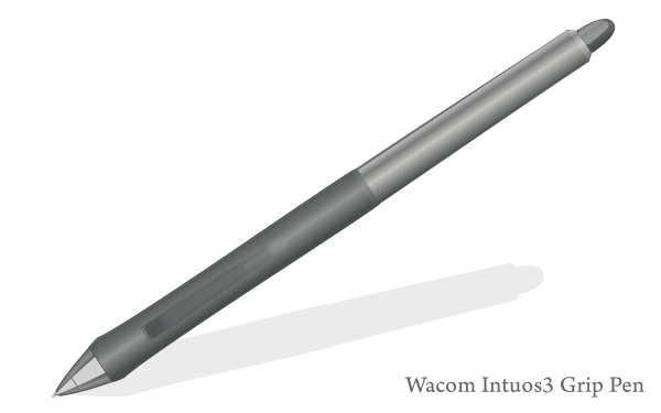 Vector Wacom Intuos3 Grip Pen Vector Wacom Intuos3 Grip Pen
