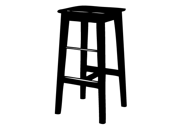 Vector Clip Art Bar Stool