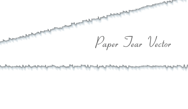 Vector Paper Tear Vector Paper Tear