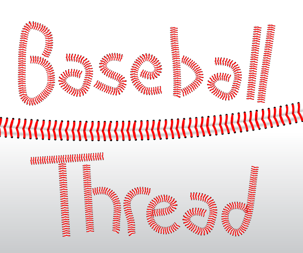 Vector Baseball Threads Illustrator Brushes Vector Baseball Threads Illustrator Brushes