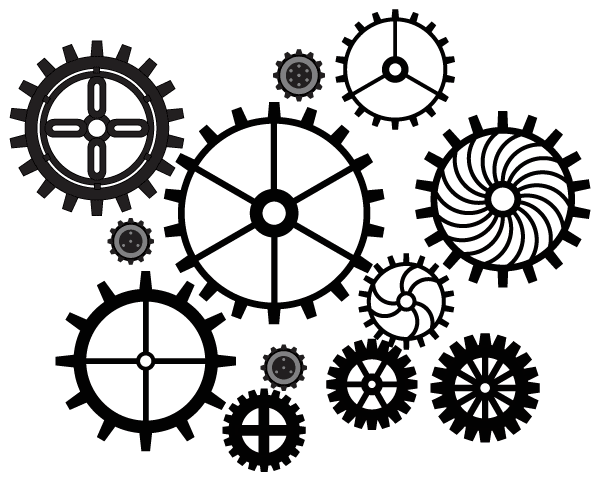 Vector Art Gears | Download Free Vector Art | Free-Vectors