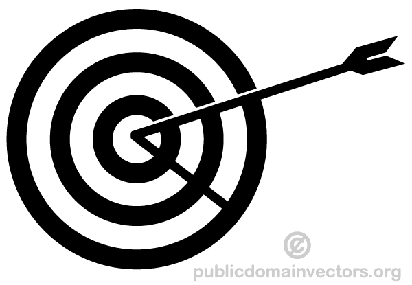 target clipart black and white - photo #8