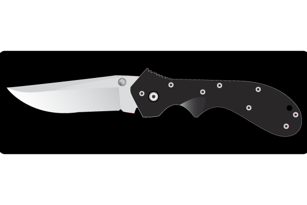 Tactical Knife Vector