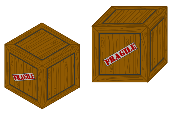 Vector Wooden Crate Vector Wooden Crate