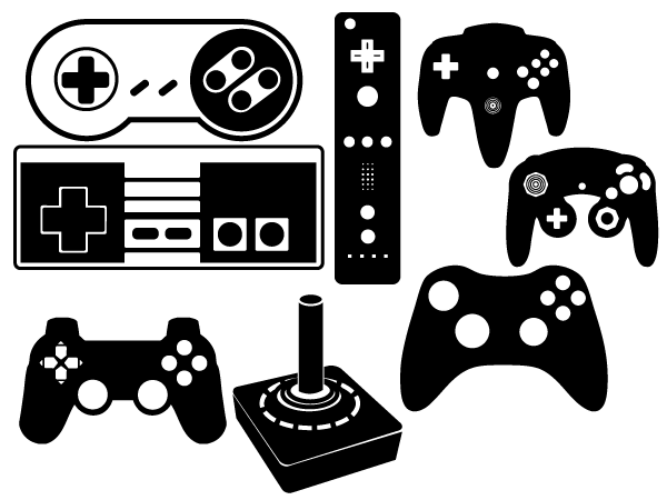 Vector Game Controller | Download Free Vector Art | Free ...