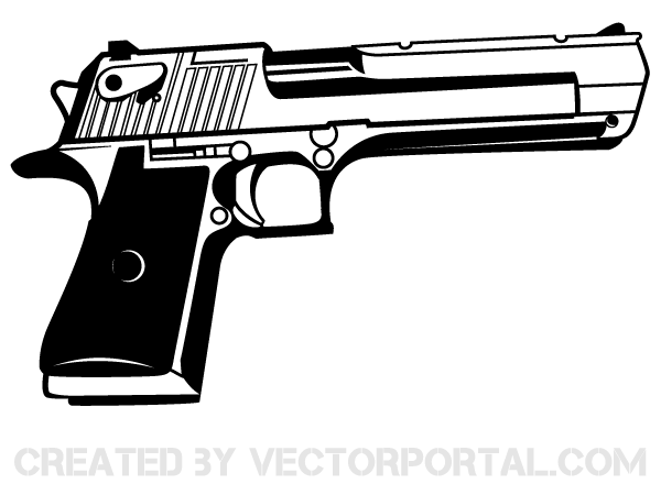 Pistol Vector Image