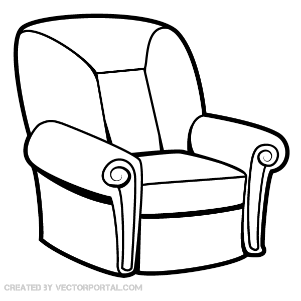 Armchair Vector Image Armchair Vector Image