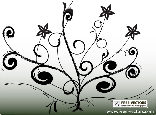 Free Flower Ornaments Vector