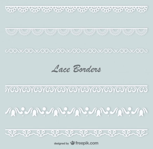 Vector Lace Border