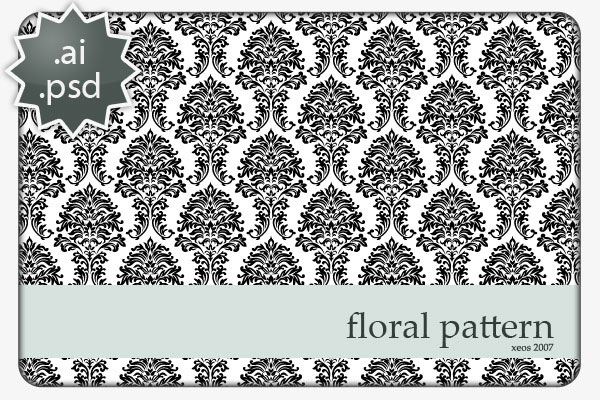 Floral Vector Pattern in Ai