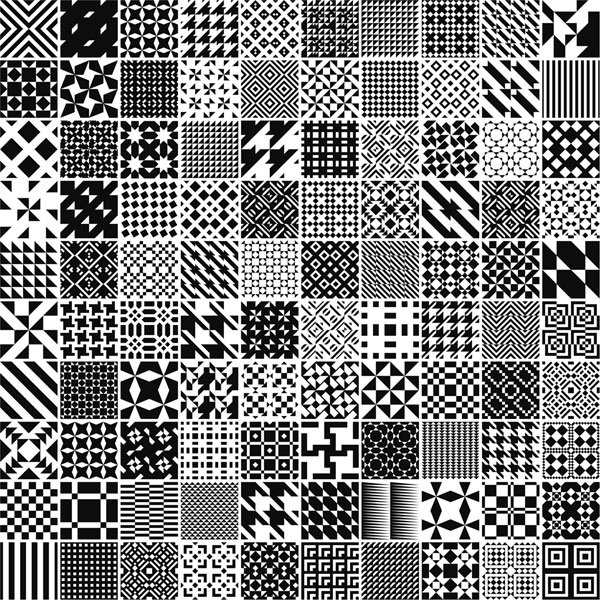 Free Monochrome Patterns For Adobe Illustrator