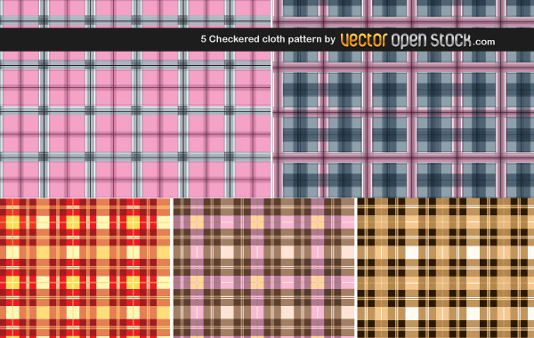 Checkered Cloth Pattern Checkered Cloth Pattern