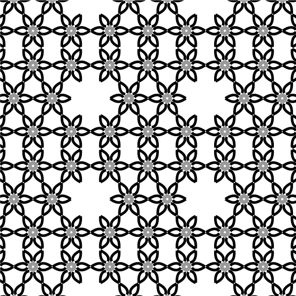 Simple Vector Flower Pattern Design