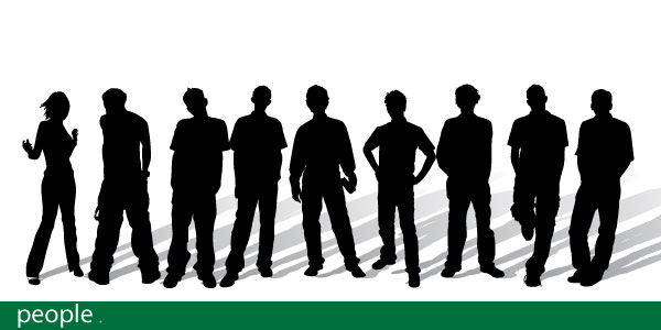 People Silhouettes Vector