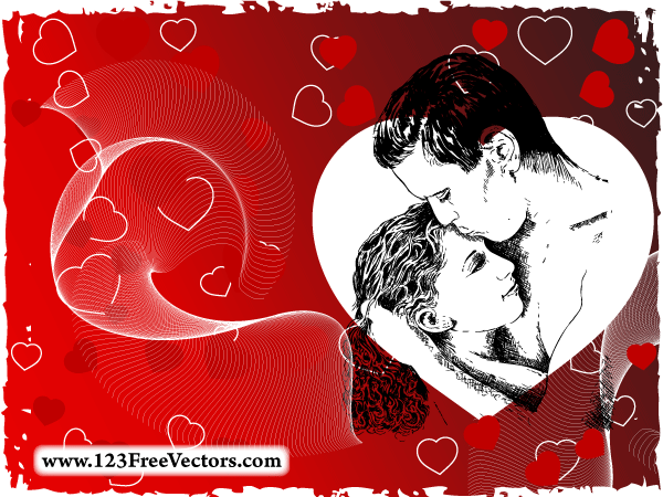 Love Couple Vector