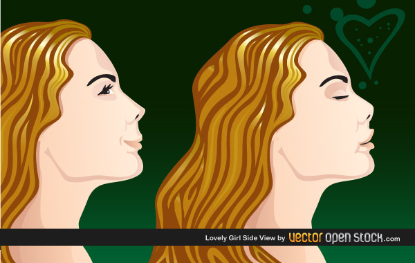 Lovely Girl Side View Lovely Girl Side View