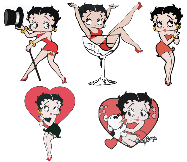 Betty Boop Vectors Free