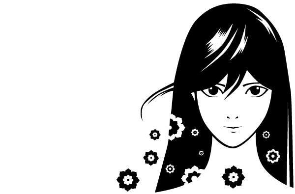 Manga Girl Vector Free