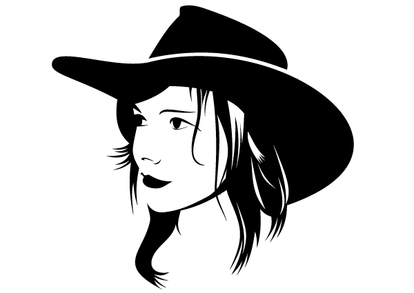 Free Cowgirl Vector Art Free Cowgirl Vector Art