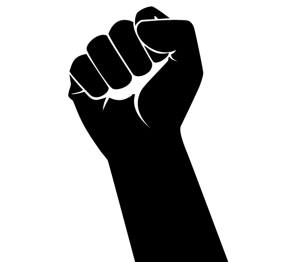 Vector Fist Silhouette Illustrator Image Vector Fist Silhouette Illustrator Image