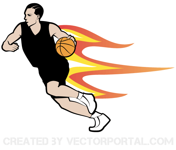 Vector Basketball Player Image Vector Basketball Player Image
