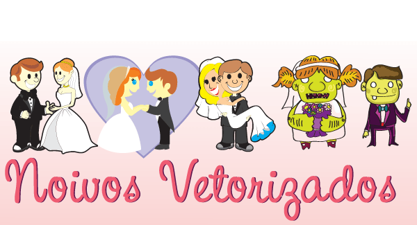 Bride and Groom Vector Illustrator Bride and Groom Vector Illustrator