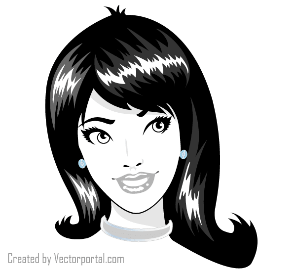 Download Lady Face Vector Image | Download Free Vector Art | Free ...