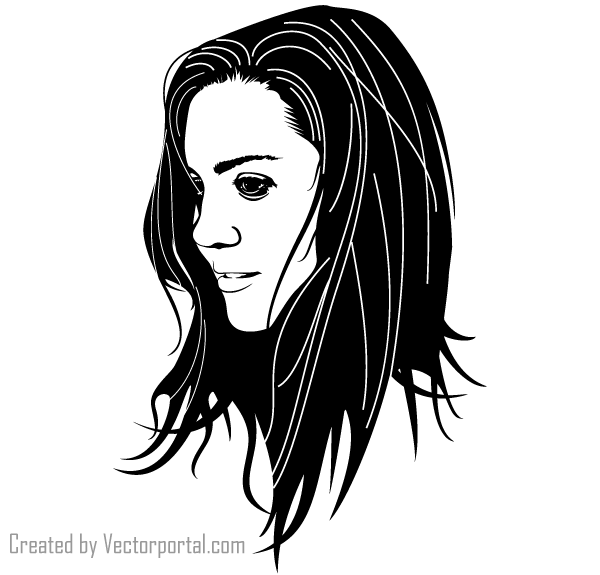 Beautiful Girls Face Vector Beautiful Girls Face Vector