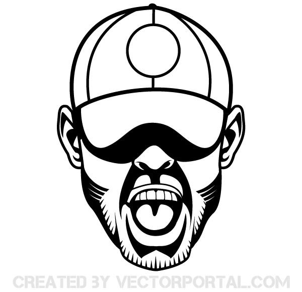 Man in Hat Vector