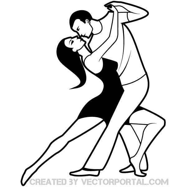 Dancing Couple Clip Art