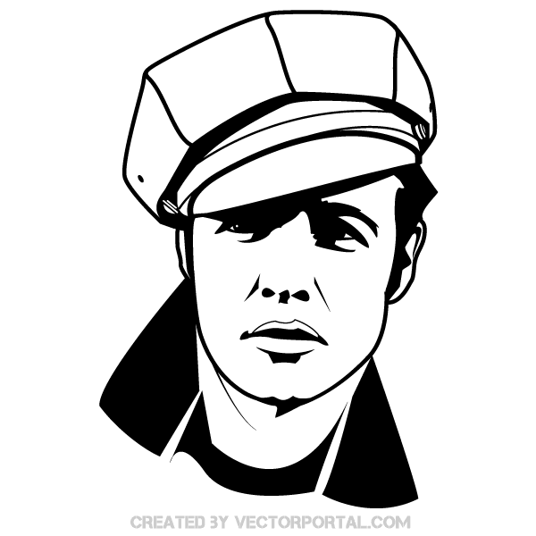 Marlon Brando Vector Image