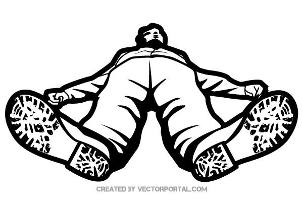 clipart man lying down - photo #41