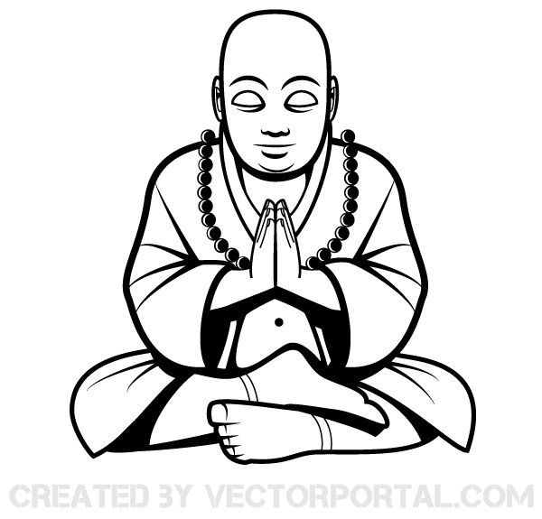 Vector Buddha Image