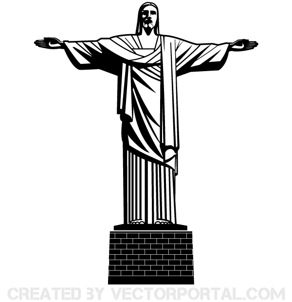 Jesus Christ Statue Vector Jesus Christ Statue Vector