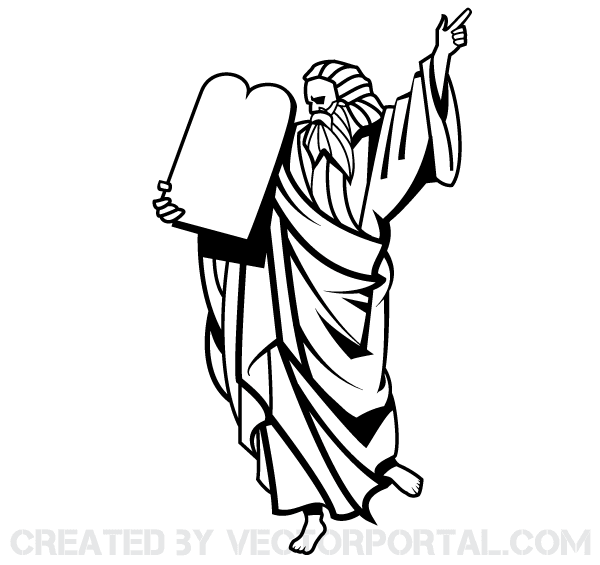 Moses Vector  Download Free Vector Art  Free-Vectors