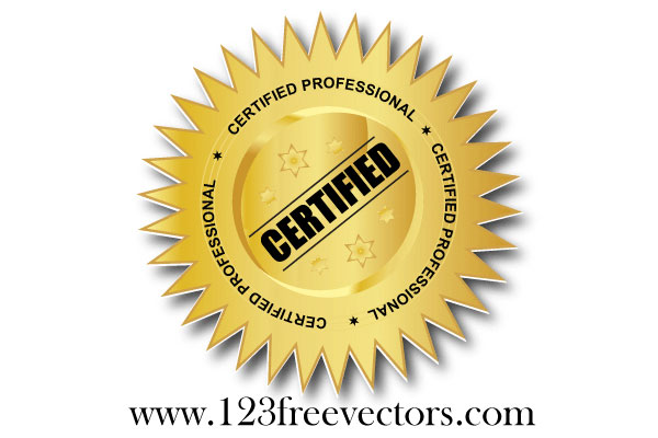 Certified Professional Vector Certified Professional Vector