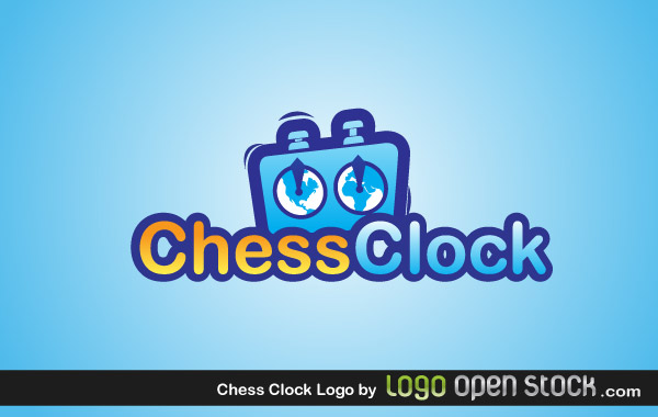 Chess Clock Logo Chess Clock Logo
