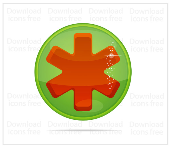Red Medical Sign Vector Red Medical Sign Vector