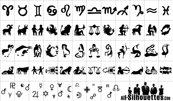 Free Zodiac Signs Vector Art Free Zodiac Signs Vector Art