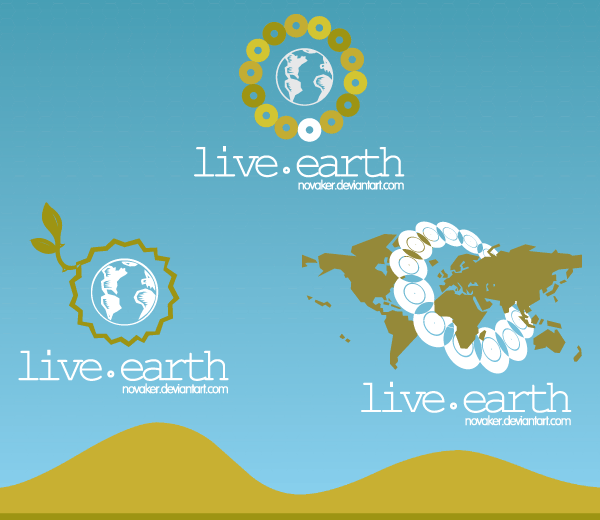 Live Earth Logo Design Vector Live Earth Logo Design Vector